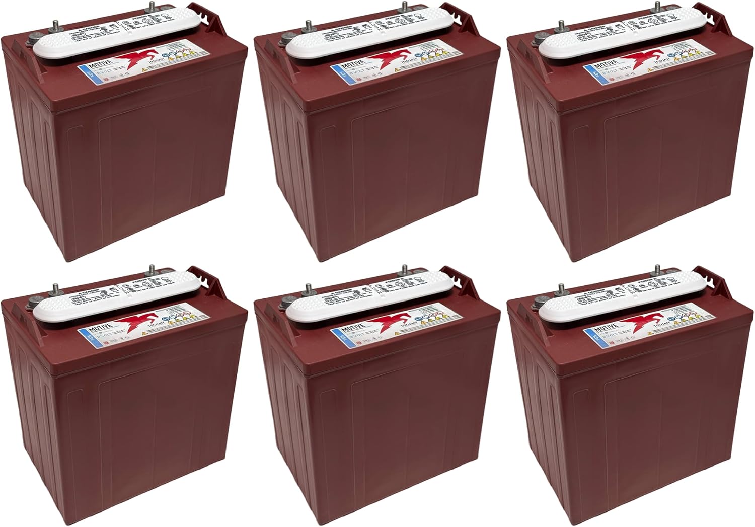 Trojan T-875 8V 170Ah — Set of 6